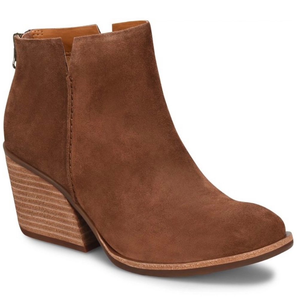 NIB Kork Ease Chandra Suede Leather Ankle Bootie Boots 9M 40.5 Brown - Picture 13 of 13